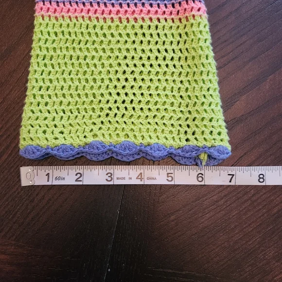 Hippie Rose Multicolor Striped Crochet Sweater - Picture 13 of 13